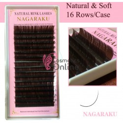 Gene false fir cu fir Nagaraku color D/0.10 de 11mm Dark Brown, cutie deteriorata